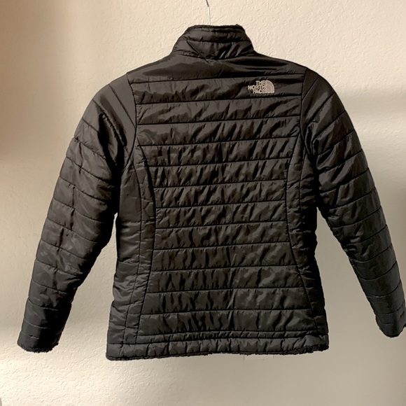 The North Face reversible Mossbud jacket coat Small 7/8 & Medium 10/12 Northface - Picture 11 of 16